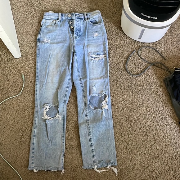 pacsun ripped mom jeans - Picture 1 of 1
